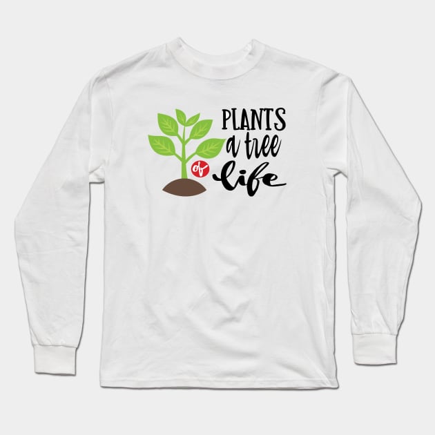 Plant a Tree of Life Long Sleeve T-Shirt by UncleYai